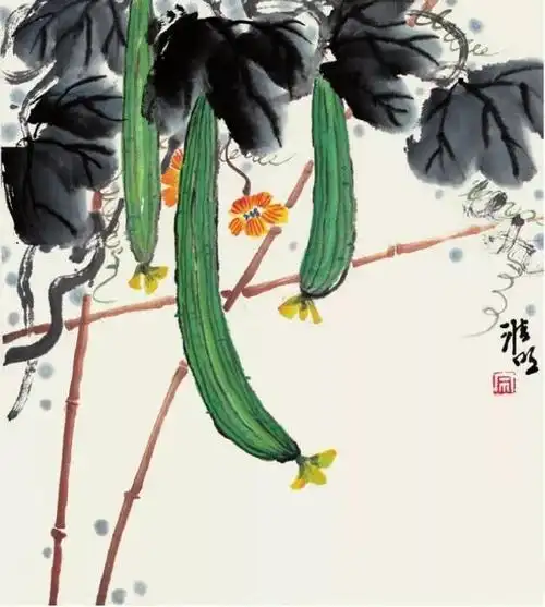 儿童国画基础教程:简单易学的蔬果画法