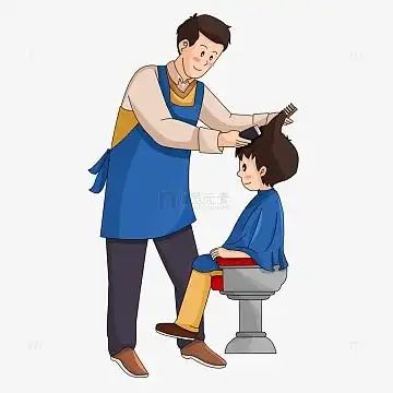 2000)psdpng二月二龙抬头剪发理发卡通手绘(3000x3000)psdpng龙抬头二