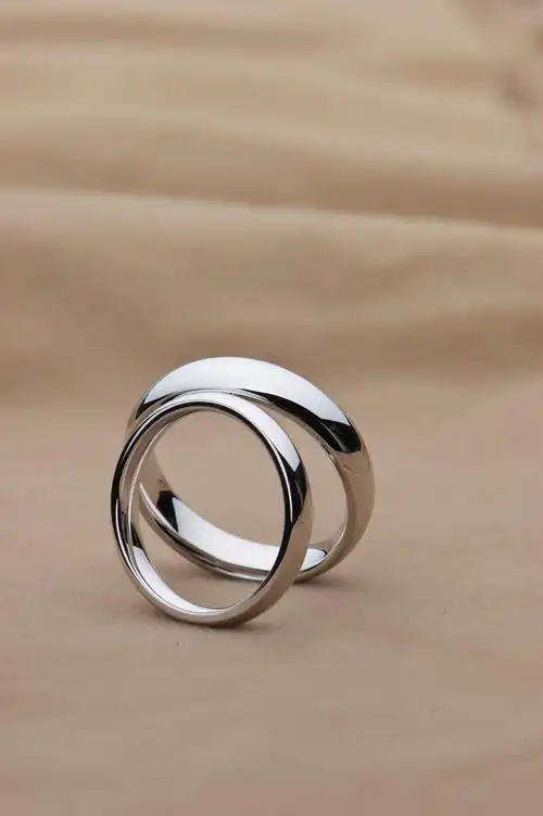 电镀白金戒指 电镀pt戒指 电镀铂金戒指 镀白金戒指 镀金戒指定制