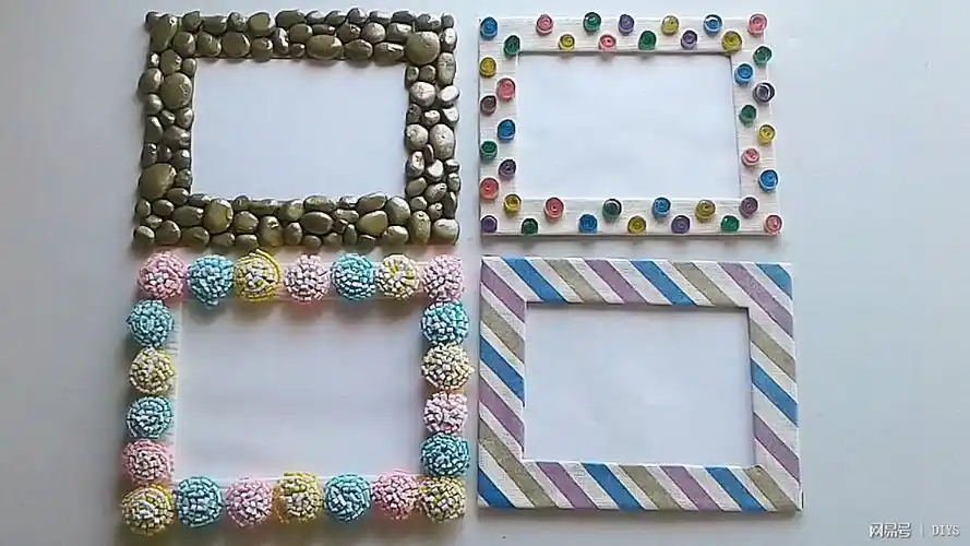 纯手工相框的4个制作方法,步骤详细又简单,挂起来非常漂亮!