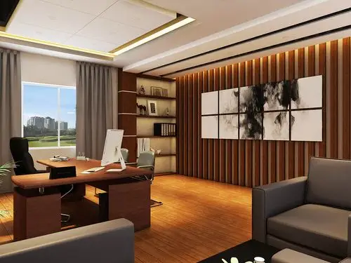 总经理办公室效果图
