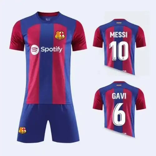 2324巴塞罗那球衣巴萨主场球员版球衣德容加维佩德里球衣