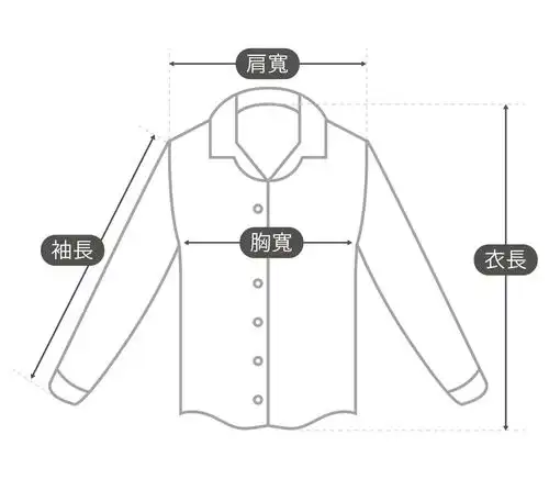× size guides 商品尺寸 试穿报告 尺寸对照表 尺码 肩宽 胸宽