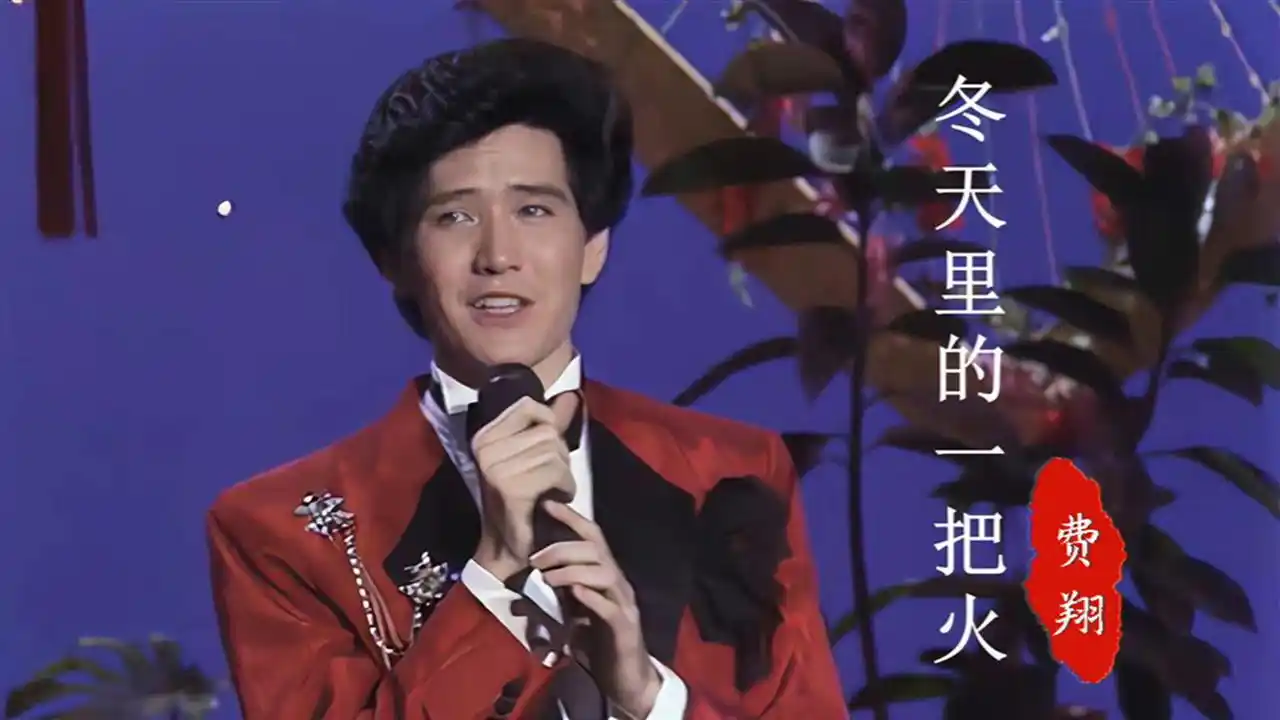 年轻时的"费翔",英俊潇洒,一首《冬天的一把火》,勾起回忆