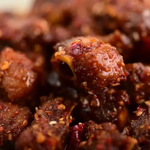 四川特产麻辣猪小排185g厂家批发小吃零食香辣排骨猪肉类熟.