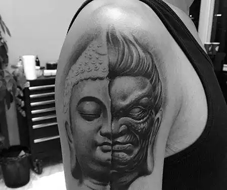 佛魔纹身