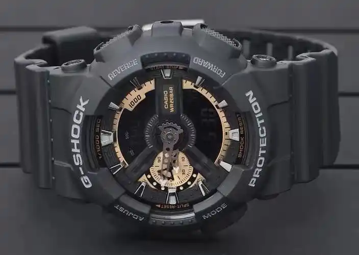 卡西欧ga110玫金配色带45度抬手灯带发