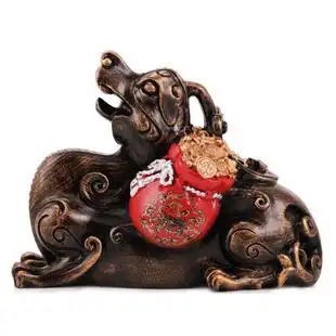 香港原装李居明2021年天天禄八白招正财吉祥物摆件李居明吉祥物