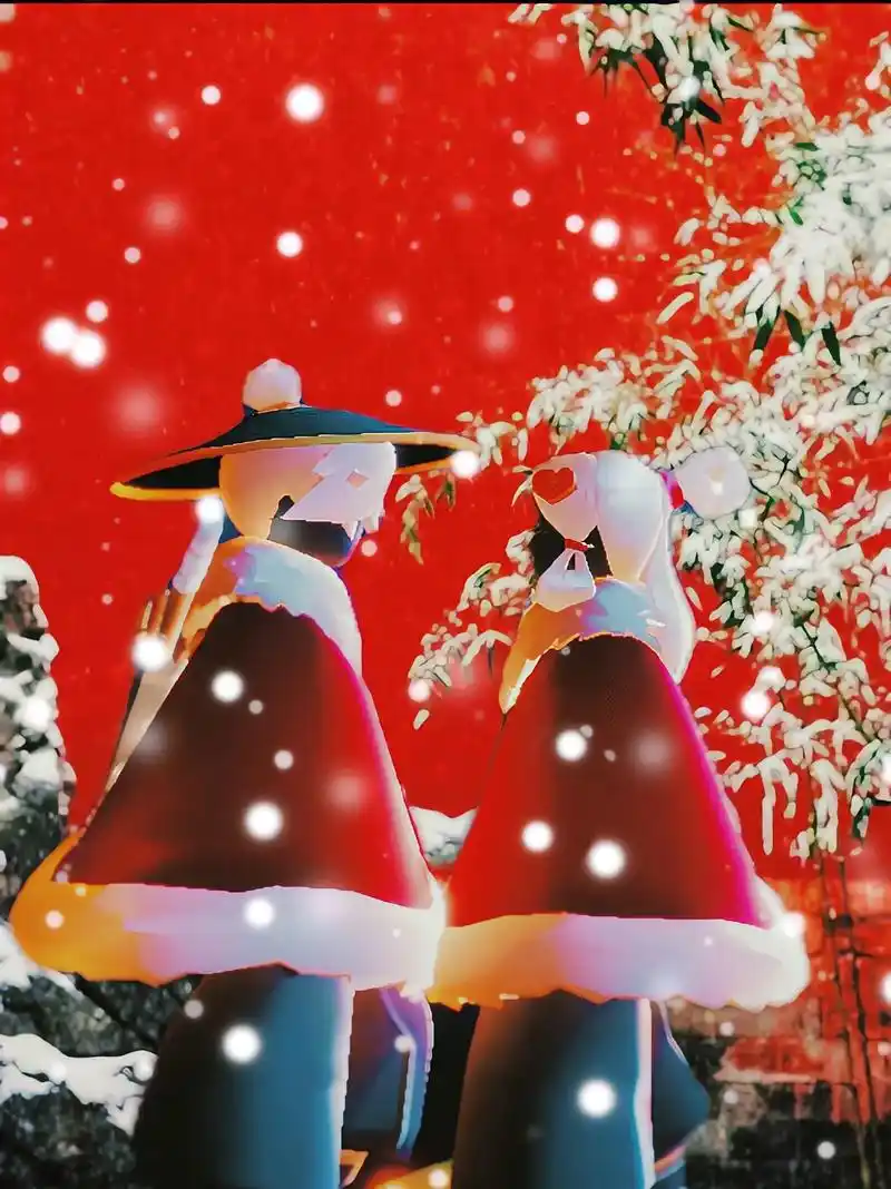 在这个冬日,我们见一面吧7615 #sky光遇 #箬笠郡主#光遇 - 抖音