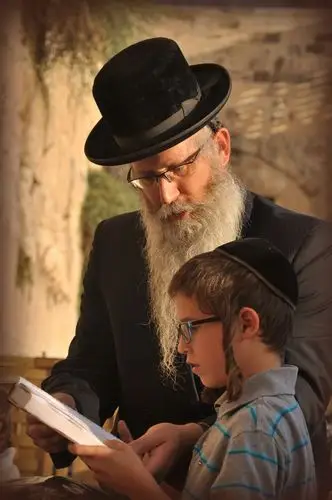 >  >  传承 正统犹太教的拉比在为小犹太教人士进行经文的讲解.