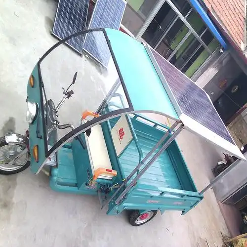 太阳能电池板系统60伏电动车专用电动货车电动三轮车专用充电系统