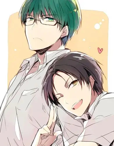 二次元# #黑子的篮球# #绿间真太郎# #高尾和成# #情侣