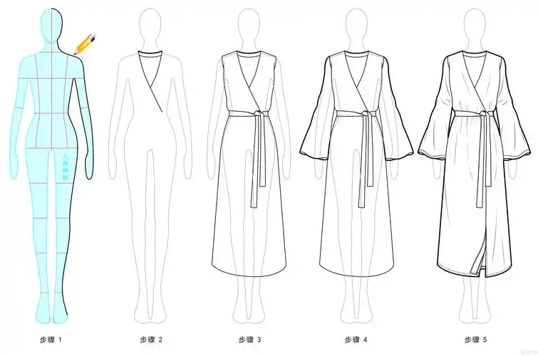 服装设计款式图手绘模板的原理使用方法