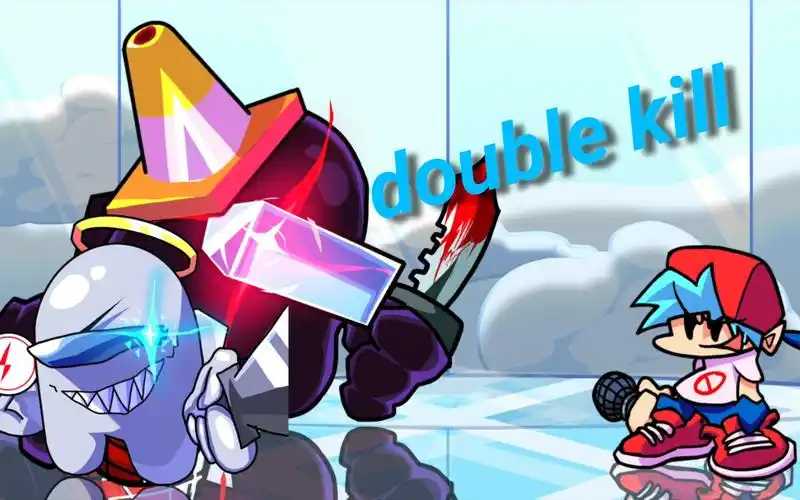 [fnf内鬼v4/指绘/彩光重置]week 3 曲目:double kill v2 新的双杀!