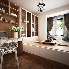 朝阳公园7号院137平米三居室现代简约装修风格效果图