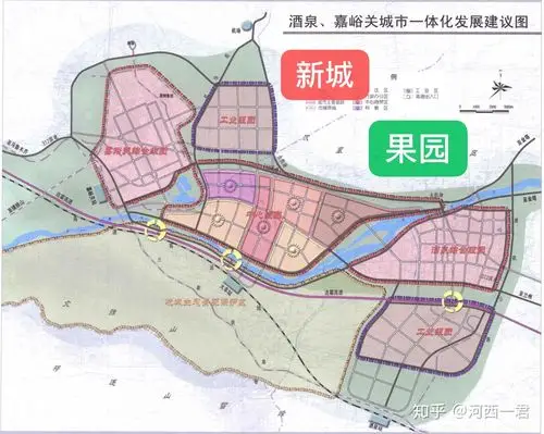 我外婆家是嘉峪关新城镇的,和酒泉肃州区的果园乡接壤.