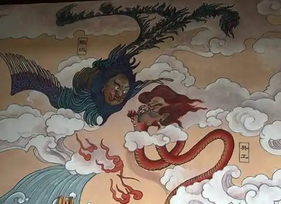 水神共工简笔画 水神共工简笔画教程
