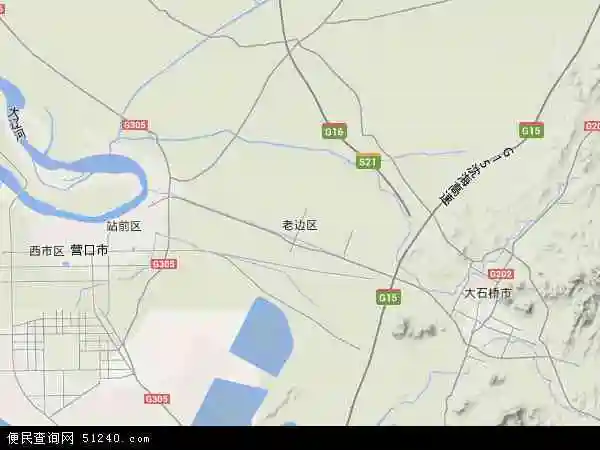 中国 辽宁省 营口市 老边区本站收录有:2021老边区卫星地图高清版