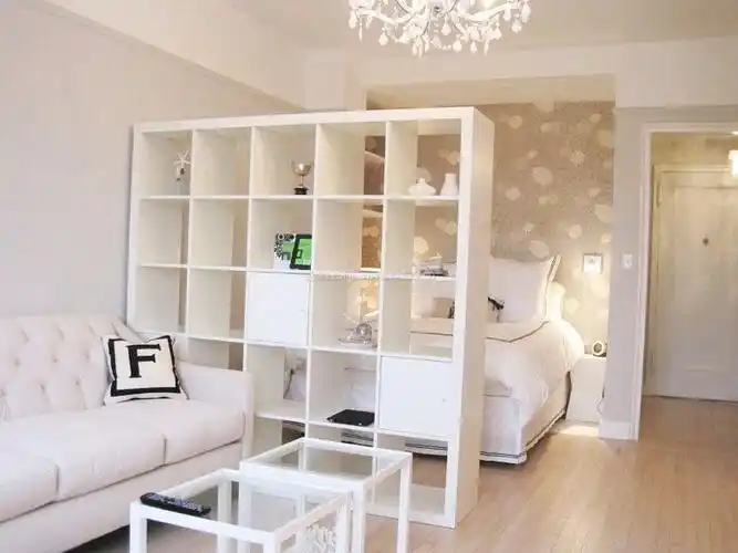 小户型客厅卧室隔断装修实例