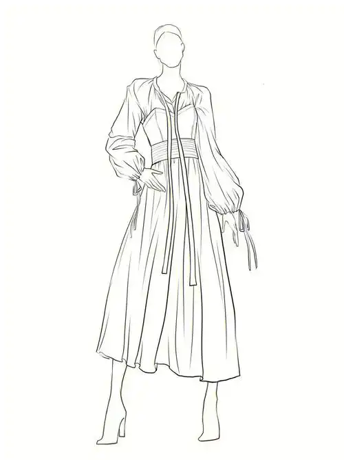 服装设计手稿练习