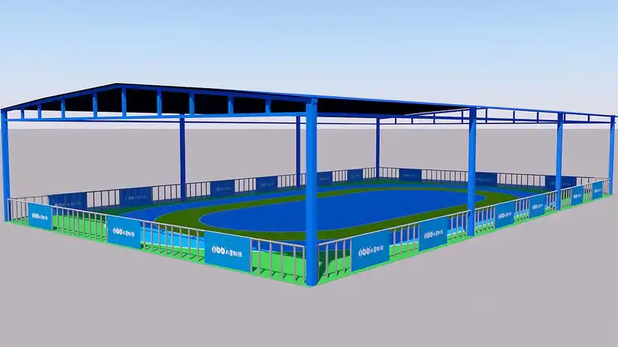 儿童轮滑室外场地效果图