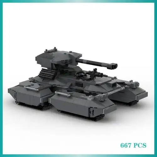 跨境玩具中国积木moc135167热销m808b蝎子坦克兼容乐高小颗粒ozon