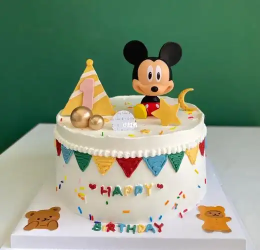 米奇周岁生日蛋糕