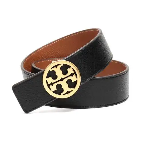 toryburch托里伯奇奢侈品女士皮质双t板扣式双面皮带腰带56644