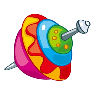 卡通陀螺图片-卡通陀螺设计素材-卡通陀螺素材免费下载-万素网