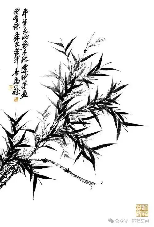 清新淡远马小杰国画墨竹选辑