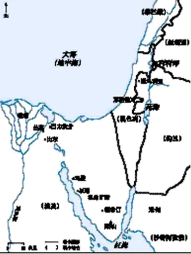 出埃及记的地图资料