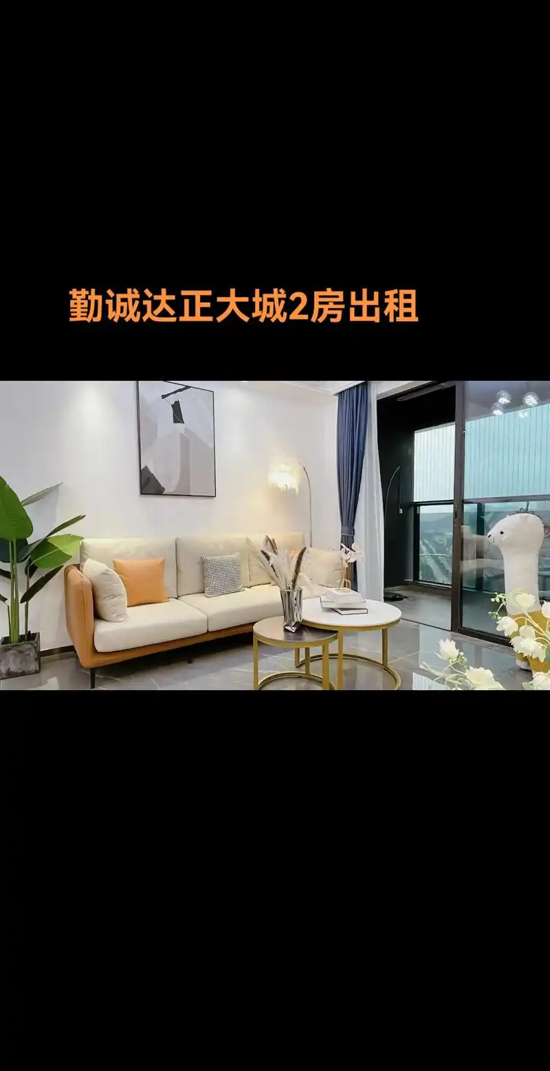 勤诚达正大城2房出租