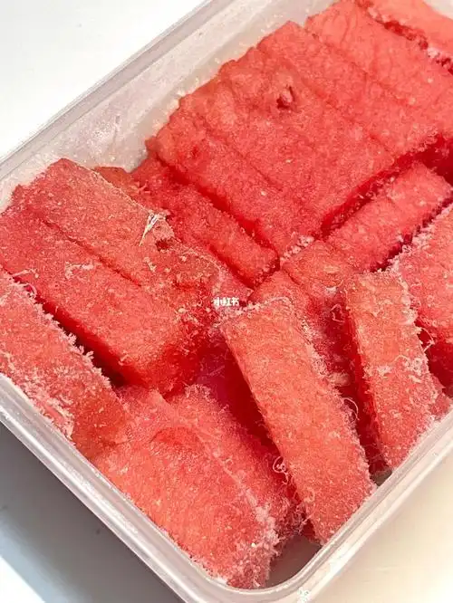 正确吃法冻西瓜并没有yyds