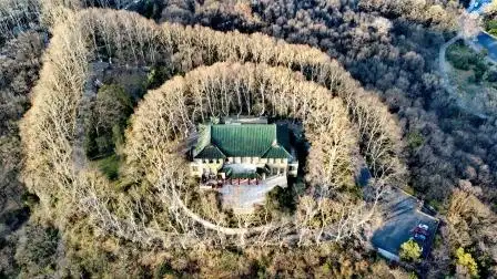 江苏省南京市,航拍宋美龄别墅,美龄宫