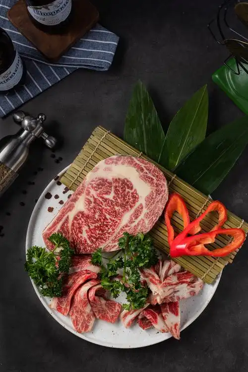 泥炉烤肉场景图 黑色底