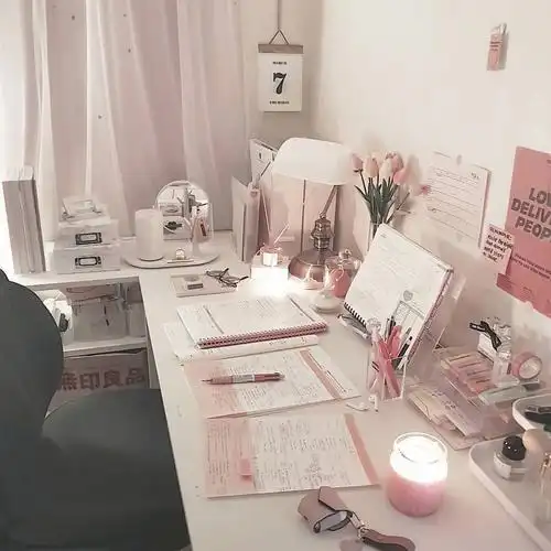 精致女孩的书桌78