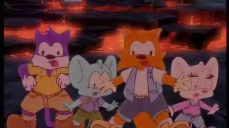 蓝猫淘气3000问 恐龙系列 第060集 火海余生