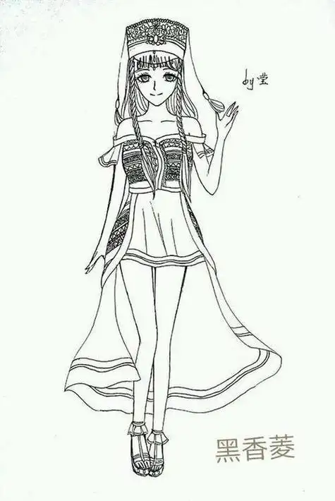 叶罗丽精灵梦罗丽的眼睛简笔画