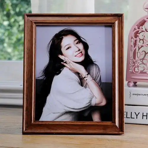 欧式简约创意照片框木质像框7七寸八1016寸12寸实木相框摆台