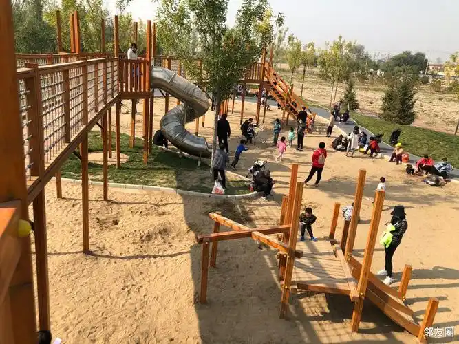 多彩十月#黑桥公园儿童乐园真心不错