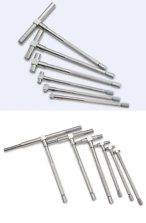 五金工具 测量工具 毕柯舒 圆头内径伸缩量规 内径规8-150mm 孔径规cr