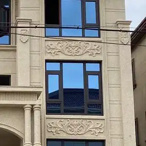 别墅外墙装饰欧式长方形浮雕eps聚苯泡沫花板屋顶三角花 山花成品