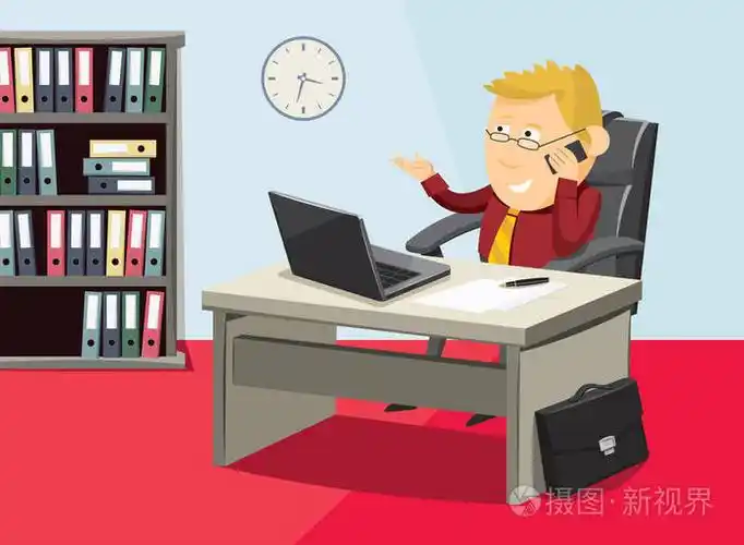 客户服务.技术支持.卡通矢量插图.