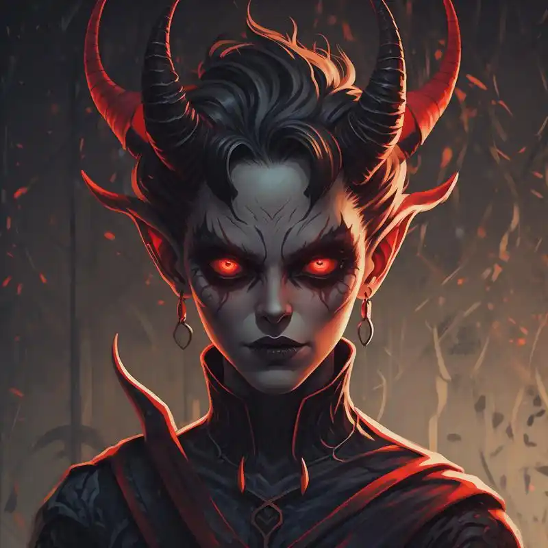 暗黑哥特风,恶魔头像94 超a的暗黑哥特风恶魔头像来啦!