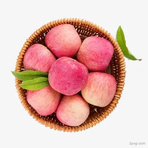 一篮苹果png素材透明免抠图片装饰效果