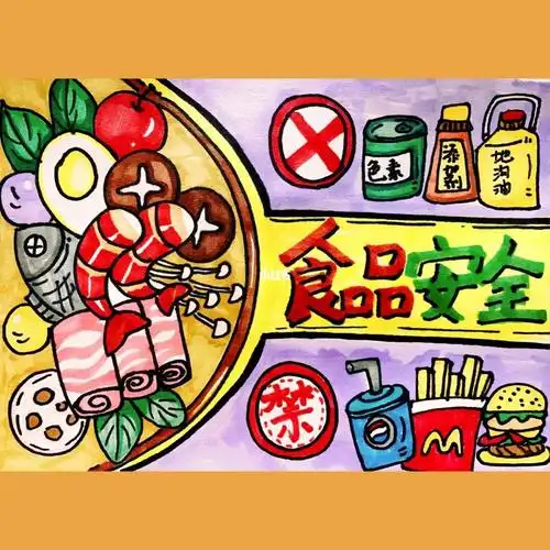食品安全主题画