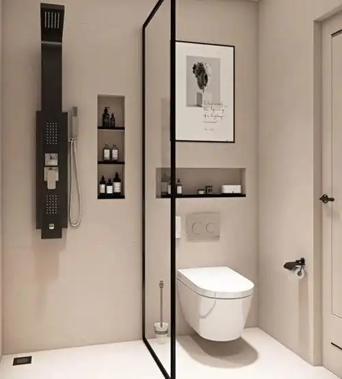 多大面积卫生间可以做干湿分离(不同面积卫生间干湿分离)(1)