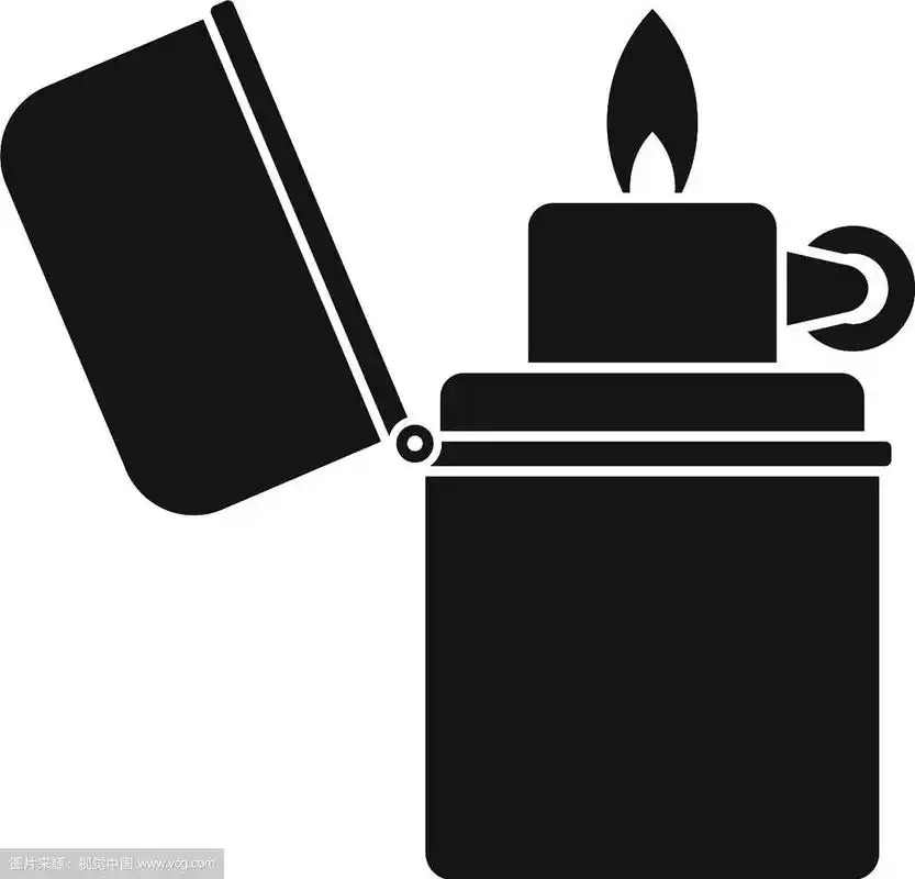 点烟器图标简约风格