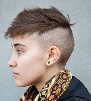 男生最新莫西干短发发型 男生个性短发就要这样扎