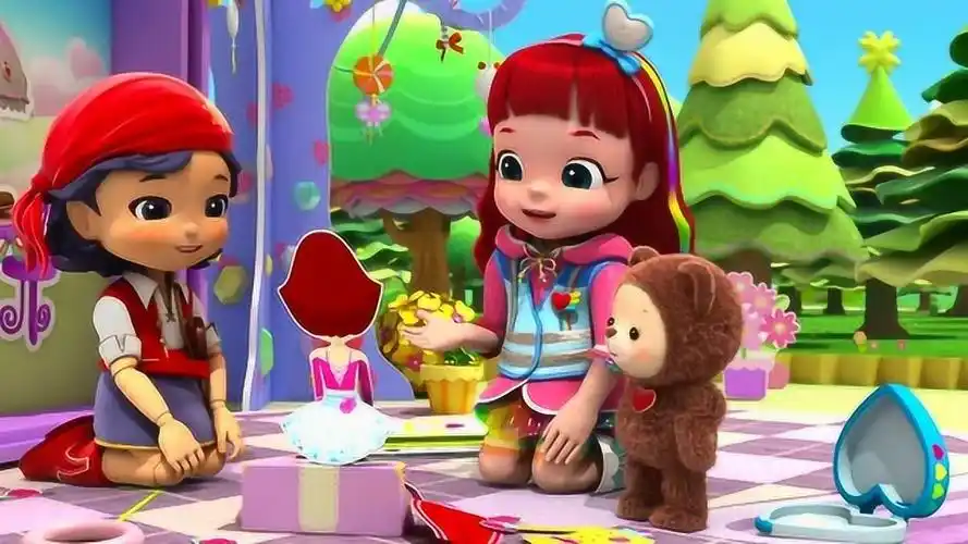 《彩虹宝宝》彩虹宝宝帮曼妮的手抚平了,曼妮的手很快就好了!